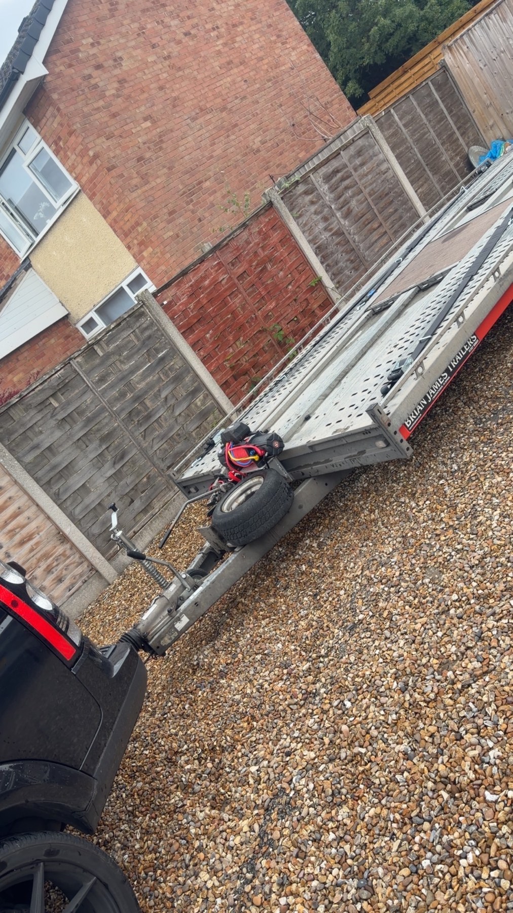 LP Recovery trailer and fitted winch